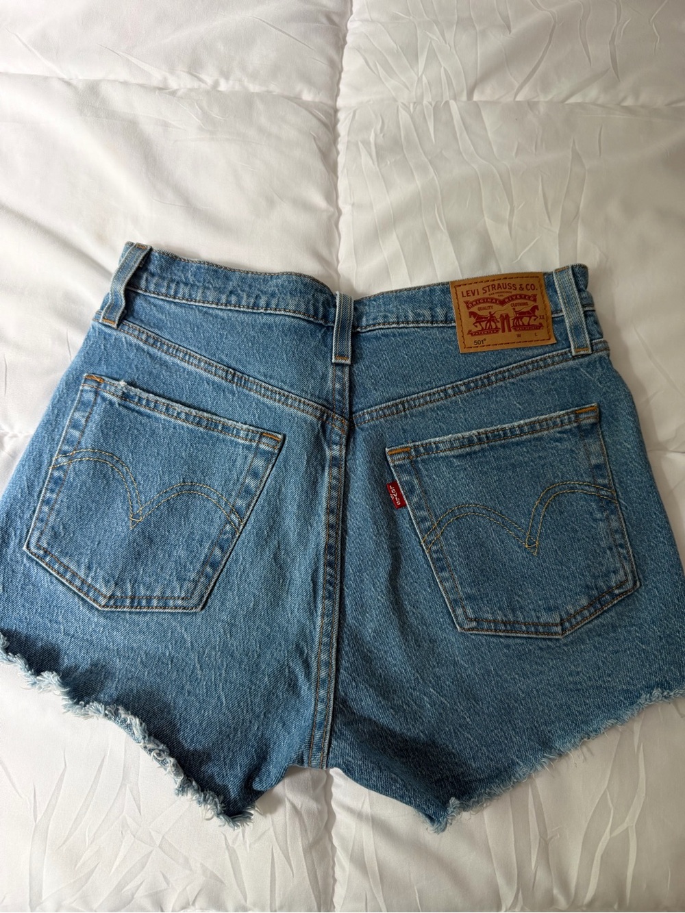 Levi's Blue Denim Women's Shorts